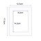 15 Pack 5x7 White Picture Mats, Frame Mattes for 4x6 Pictures Display Photo Frame Mat Core Bevel Cut Mat Board Show Kit for Photos, Prints, Artworks
